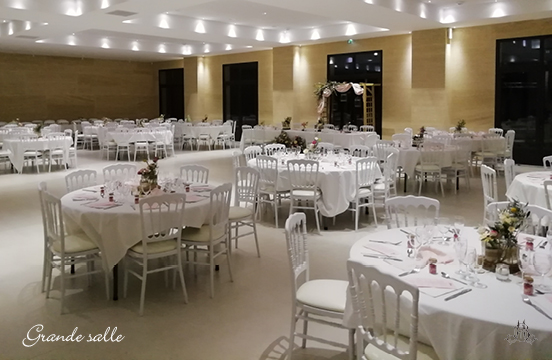 Mariage dans la grande salle du Mas de la Barben à Nimes